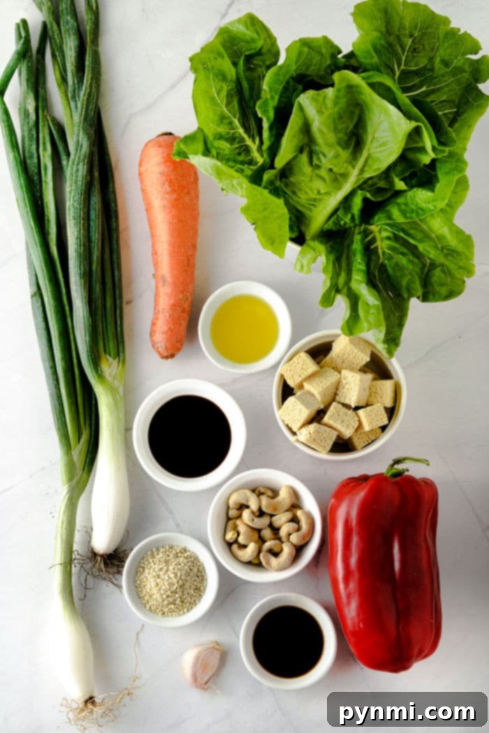 Sticky Teriyaki Tofu Lettuce Cups 3 lettuce wraps with tofu