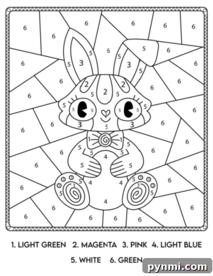 Delightful Bunny Coloring Pages for Kids