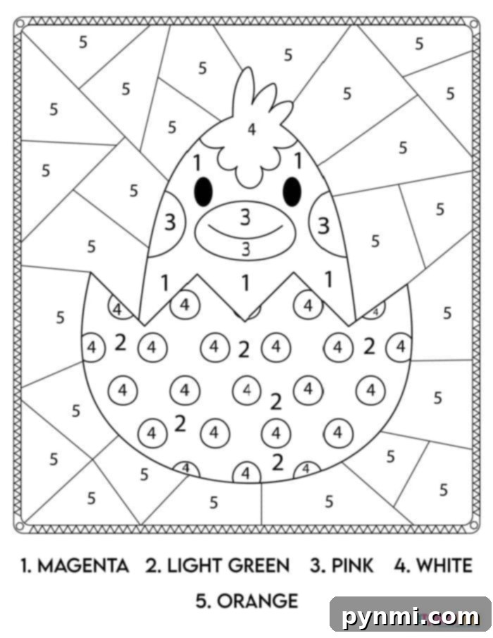Adorable Bunny Coloring Page Design