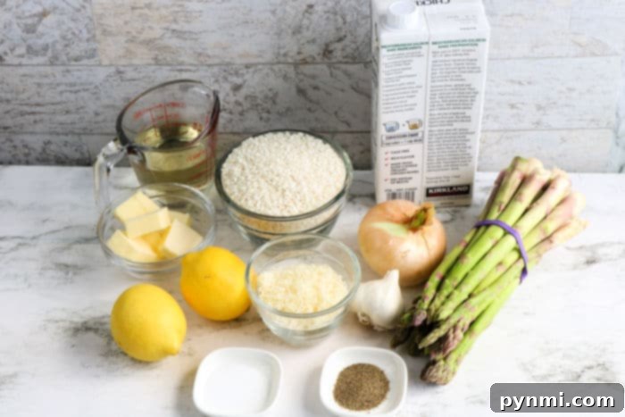 No-Stir Slow Cooker Risotto 3 Asparagus Risotto
