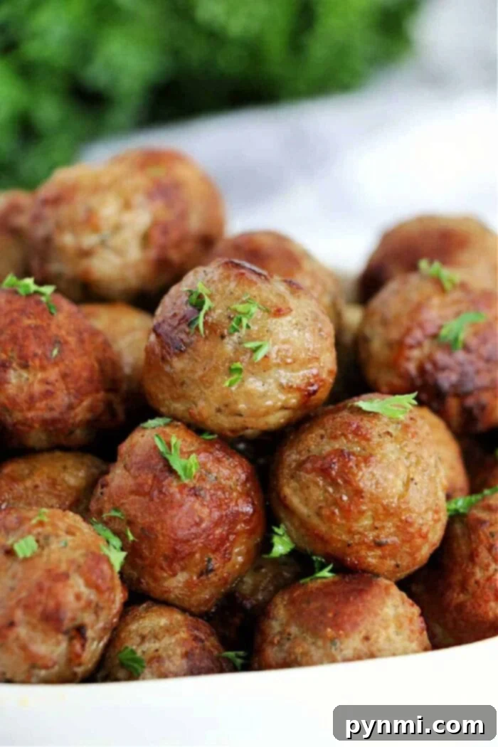 Beyond the Bag Creative Frozen Meatball Meals 2 How to Cook Frozen Meatballs - A variety of perfectly cooked frozen meatballs ready to be sauced for a meal or appetizer.
