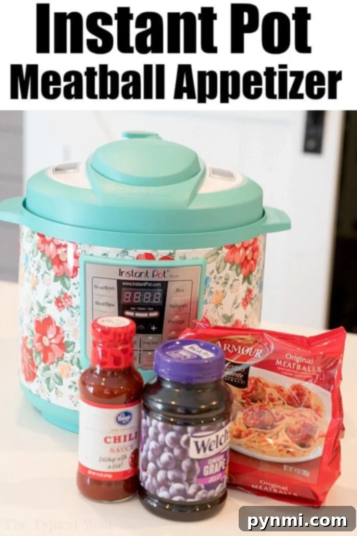 Beyond the Bag Creative Frozen Meatball Meals 5 Frozen meatballs cooking in an Instant Pot, a fast and efficient method for quick meals.