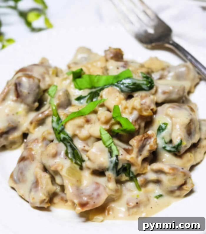 Southern-Style Gizzards and Gravy 2 How to Cook Chicken Gizzards and gravy
