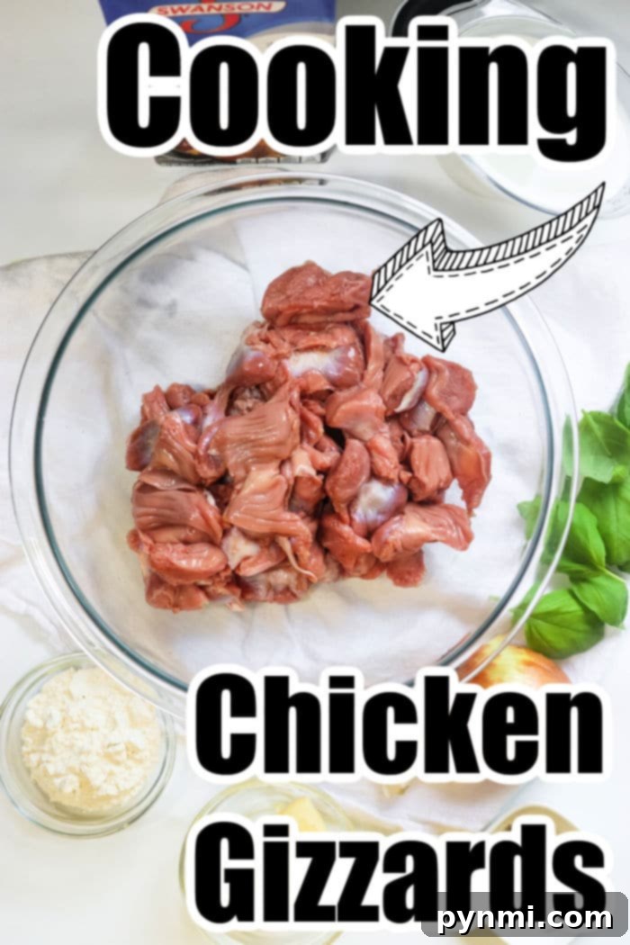 Southern-Style Gizzards and Gravy 3 How to Cook Chicken Gizzards