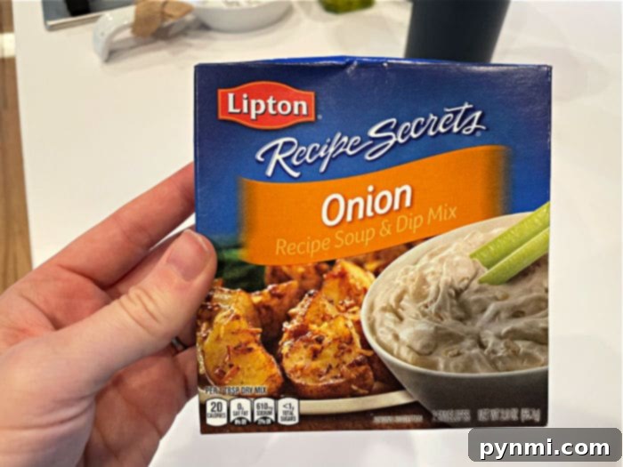 Ingredients for Onion Lipton Soup Meatloaf Recipe