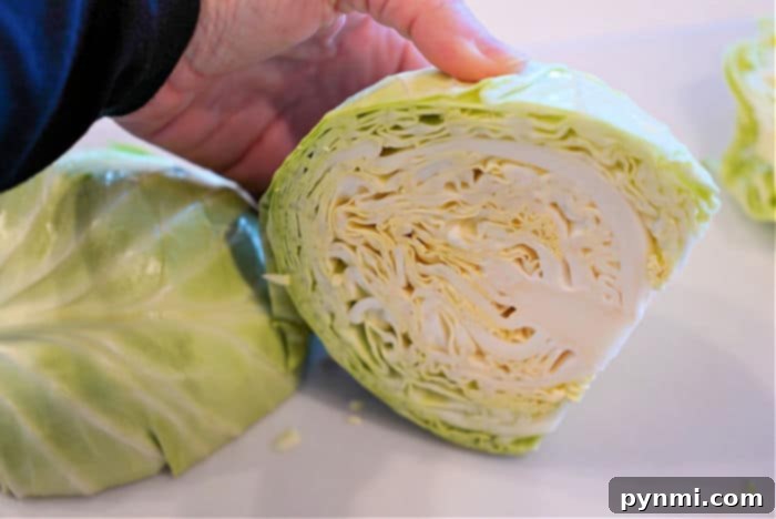 different ways to cut cabbage