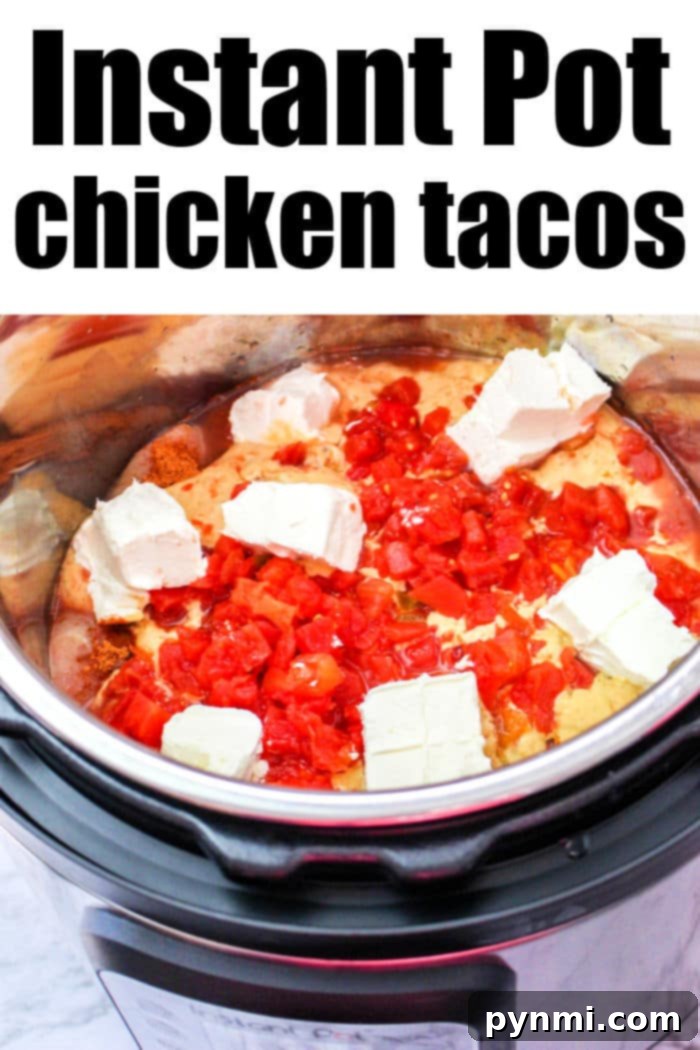 Fall-Apart Pressure Cooker Chicken Tacos 4 Pressure Cooker Chicken Tacos