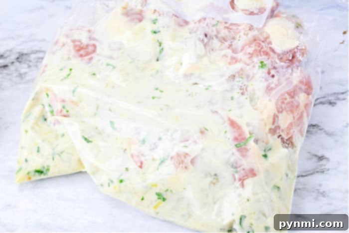 tahini marinated chicken