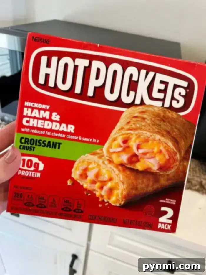 Perfecting Your Hot Pocket Cook Time 4 A person holding a box of Nestlé Hot Pockets wonders,