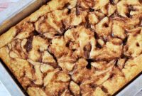 Semi-Homemade Cinnamon Roll Cake